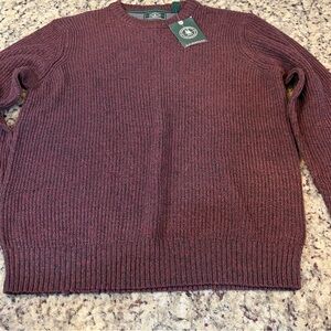 G.H. Bass & Co. Maroon Crewneck Sweater